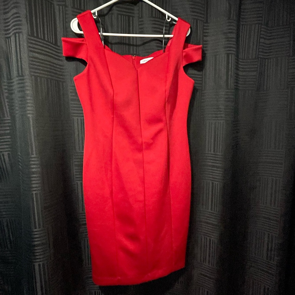 Stunning red CK dress